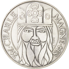 France, Charlemagne, 100 Francs, 1990, SUP, Argent, KM:982, Gadoury:905
