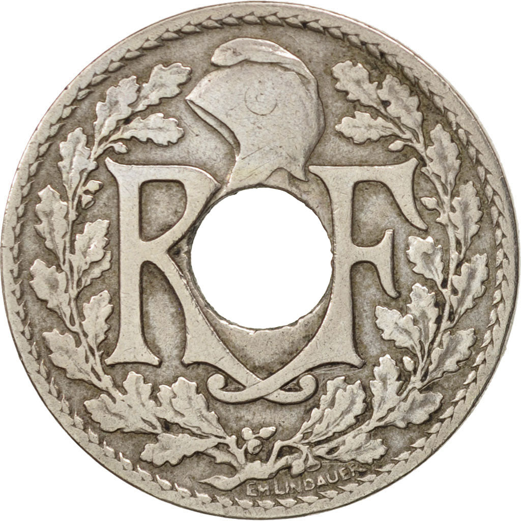 Coin, France, Lindauer, 10 Centimes, 1921, EF(40-45), Copper-nickel, KM:866a