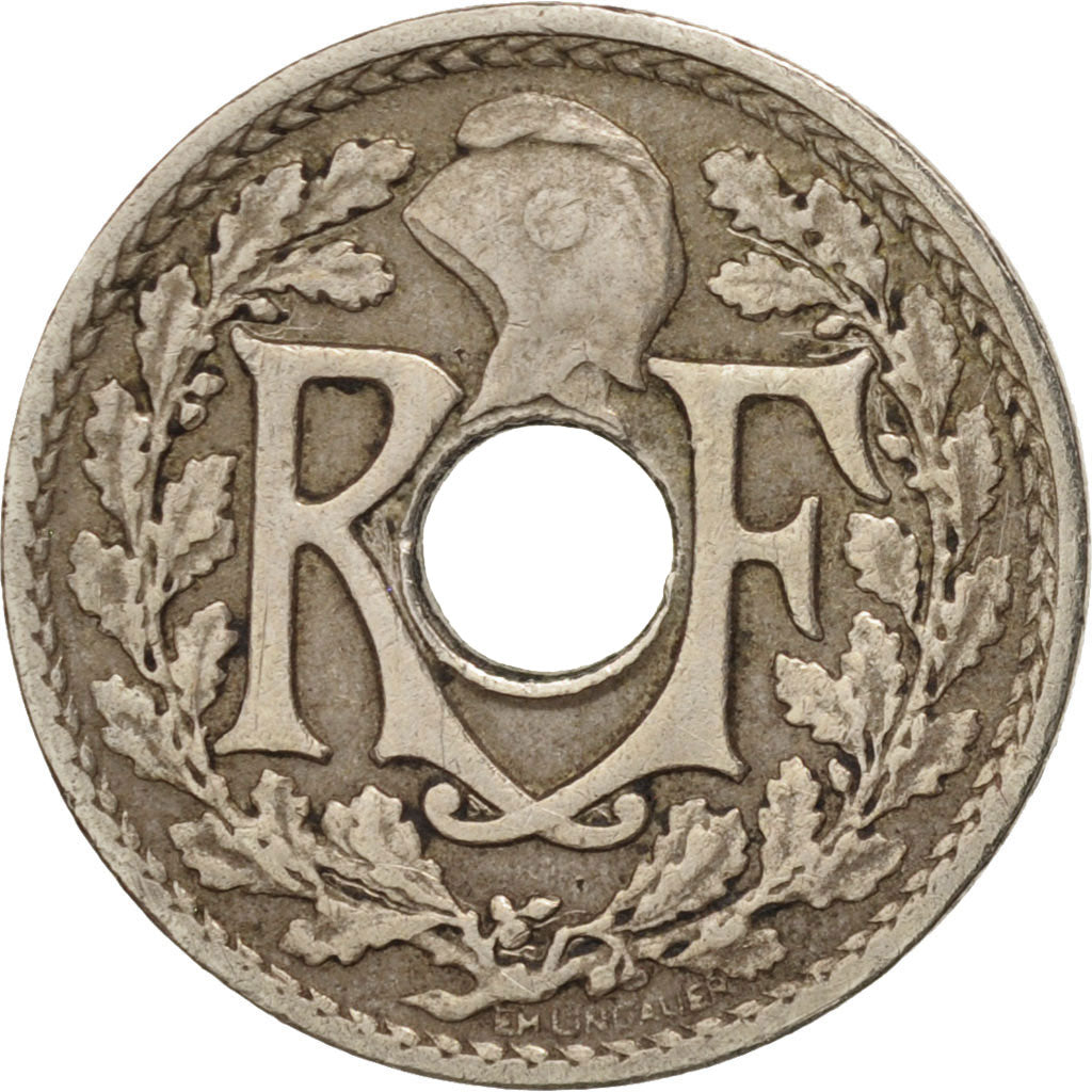 France, Lindauer, 5 Centimes, 1920, EF(40-45), Copper-nickel, KM:865