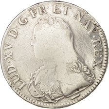 France, Louis XV, Écu aux branches d'olivier, Ecu, 1727, Lille, VF(20-25)