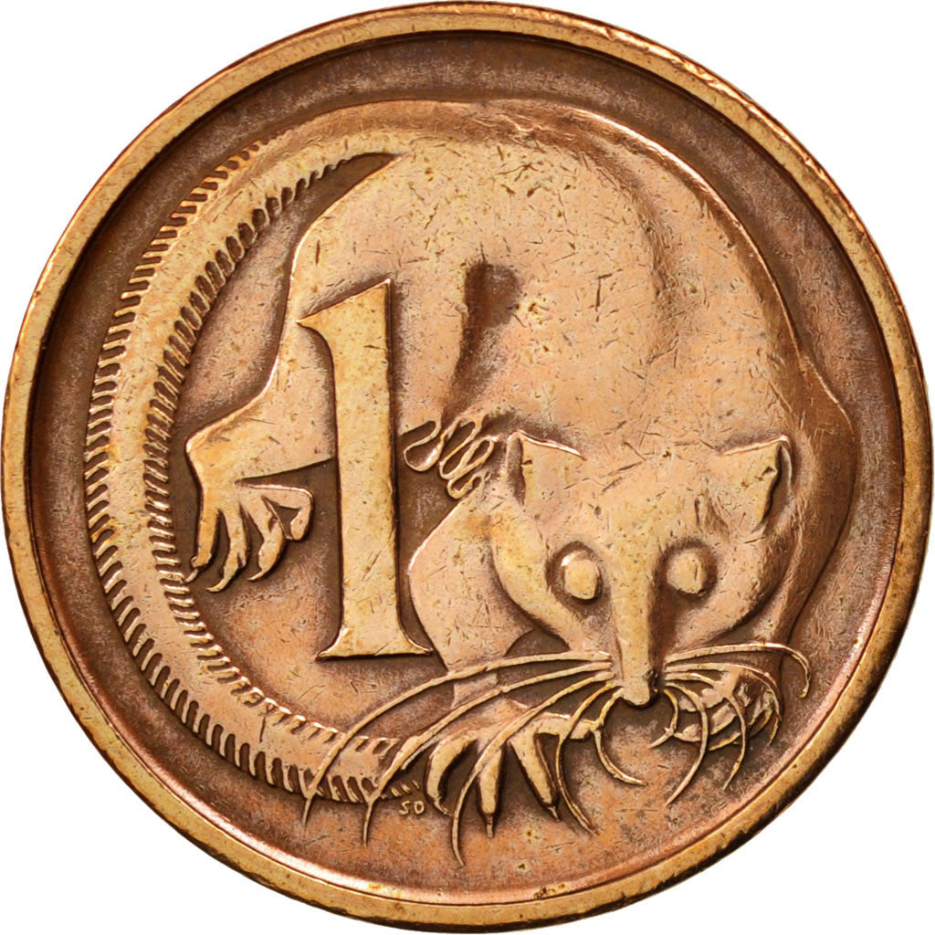 Australia, Elizabeth II, Cent, 1967, AU(50-53), Bronze, KM:62