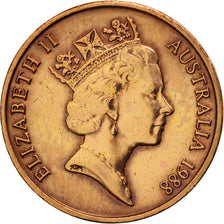 Coin, Australia, Elizabeth II, Cent, 1988, AU(50-53), Bronze, KM:78