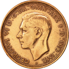 Australie, George VI, Penny, 1943, TTB, Bronze, KM:36