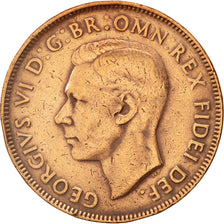 Coin, Australia, George VI, Penny, 1950, EF(40-45), Bronze, KM:43