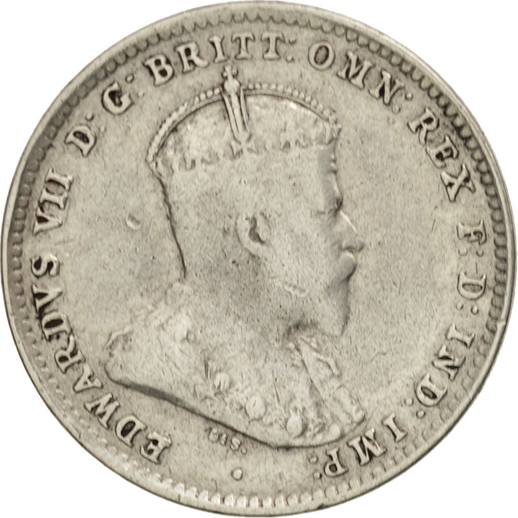 Coin, Australia, Edward VII, Threepence, 1910, London, VF(30-35), Silver, KM:18
