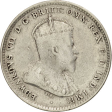 Munten, Australië, Edward VII, Threepence, 1910, London, FR+, Zilver, KM:18