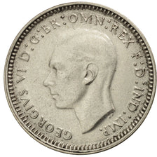 Australia, George VI, Threepence, 1948, Melbourne, AU(50-53), Silver, KM:37a