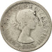 Moneda, Australia, Elizabeth II, Shilling, 1953, Melbourne, BC+, Plata, KM:53