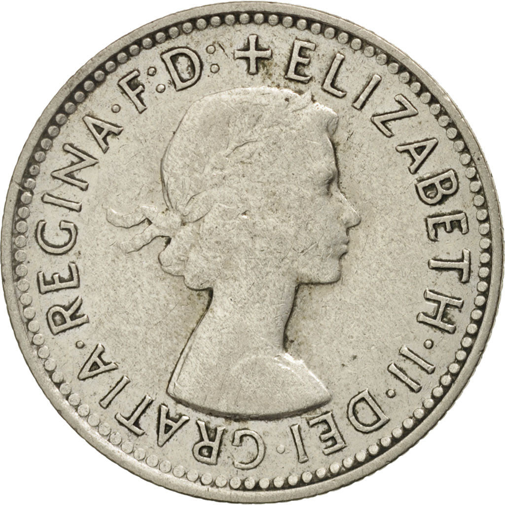 Australia, Elizabeth II, Shilling, 1960, Melbourne, EF(40-45), Silver, KM:59