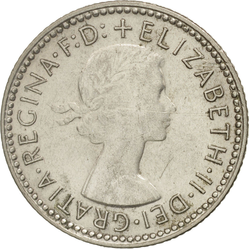 Moneta, Australia, Elizabeth II, Sixpence, 1960, Melbourne, BB, Argento, KM:58
