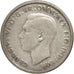 Australia, George VI, Florin, 1947, Melbourne, VF(30-35), Silver, KM:40a