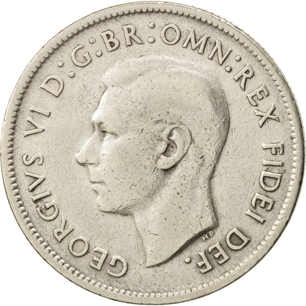 Coin, Australia, George VI, Florin, 1951, Melbourne, EF(40-45), Silver, KM:48