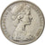 Moneta, Australia, Elizabeth II, 20 Cents, 1969, EF(40-45), Miedź-Nikiel, KM:66