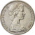 Coin, Australia, Elizabeth II, 20 Cents, 1969, EF(40-45), Copper-nickel, KM:66