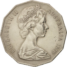Australia, Elizabeth II, 50 Cents, 1970, AU(55-58), Copper-nickel, KM:69