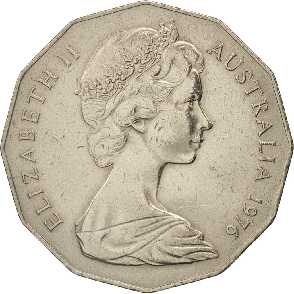 Australie, Elizabeth II, 50 Cents, 1976, TTB+, Copper-nickel, KM:68