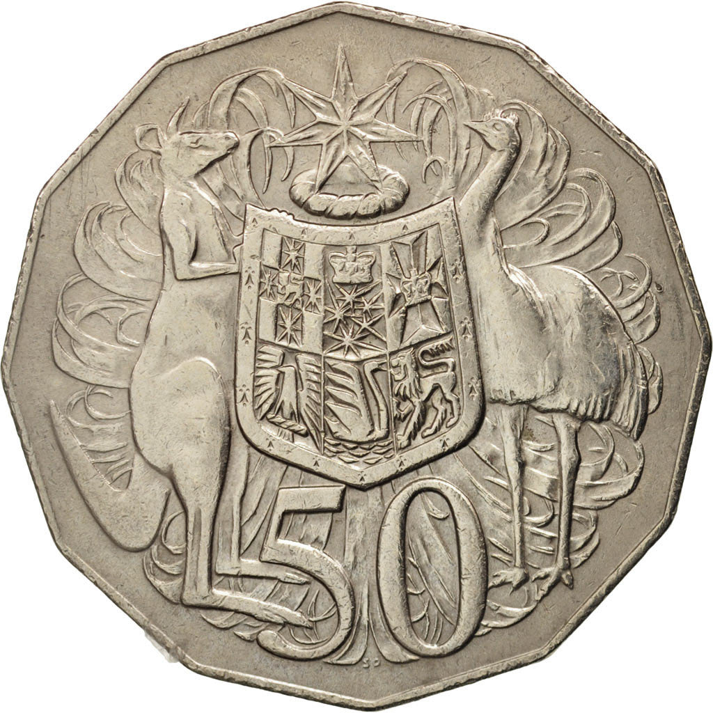 Australie, Elizabeth II, 50 Cents, 1976, TTB+, Copper-nickel, KM:68