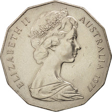 Australia, Elizabeth II, 50 Cents, 1977, AU(50-53), Copper-nickel, KM:70