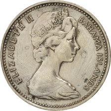 Bahamas, Elizabeth II, 5 Cents, 1969, BB+, Rame-nichel, KM:3