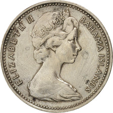 Bahamas, Elizabeth II, 5 Cents, 1969, AU(50-53), Copper-nickel, KM:3