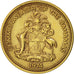 Monnaie, Bahamas, Elizabeth II, Cent, 1974, Franklin Mint, TTB+, Laiton, KM:59