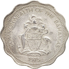 Bahamas, Elizabeth II, 10 Cents, 1975, Franklin Mint, SPL-, Rame-nichel, KM:61