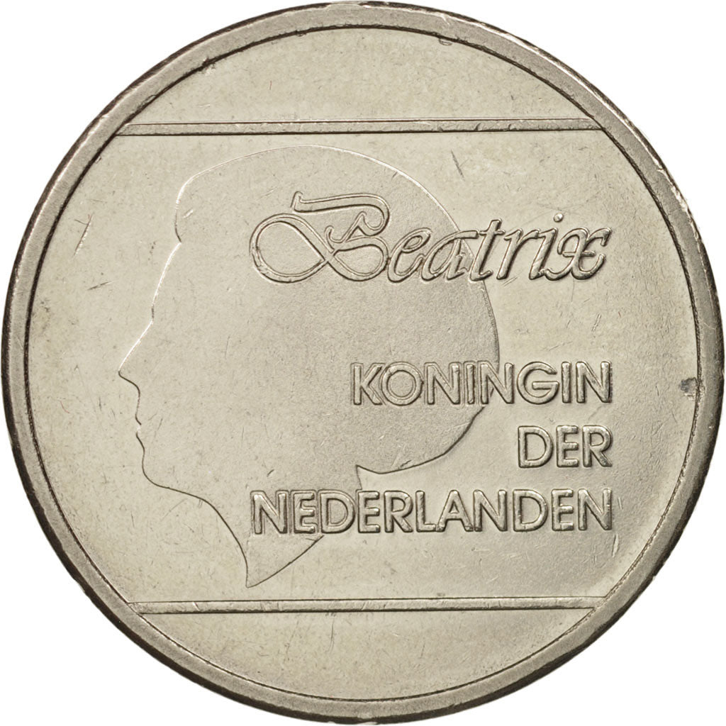 Aruba, Beatrix, Florin, 1988, Utrecht, AU(55-58), Nickel Bonded Steel, KM:5
