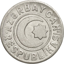 Azerbaijan, 20 Qapik, 1992, AU(55-58), Aluminum, KM:3a