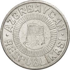 Azerbaijan, 50 Qapik, 1992, AU(55-58), Aluminum, KM:4a
