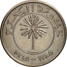 Bahrain, 25 Fils, 1965, AU(50-53), Copper-nickel, KM:4