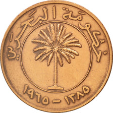 Bahrain, 10 Fils, 1965, AU(50-53), Bronze, KM:3