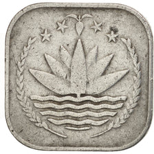 Bangladesh, 5 Poisha, 1977, BB+, Alluminio, KM:10