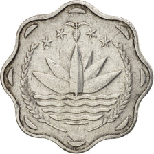 Bangladesh, 10 Poisha, 1977, SPL-, Alluminio, KM:11.1