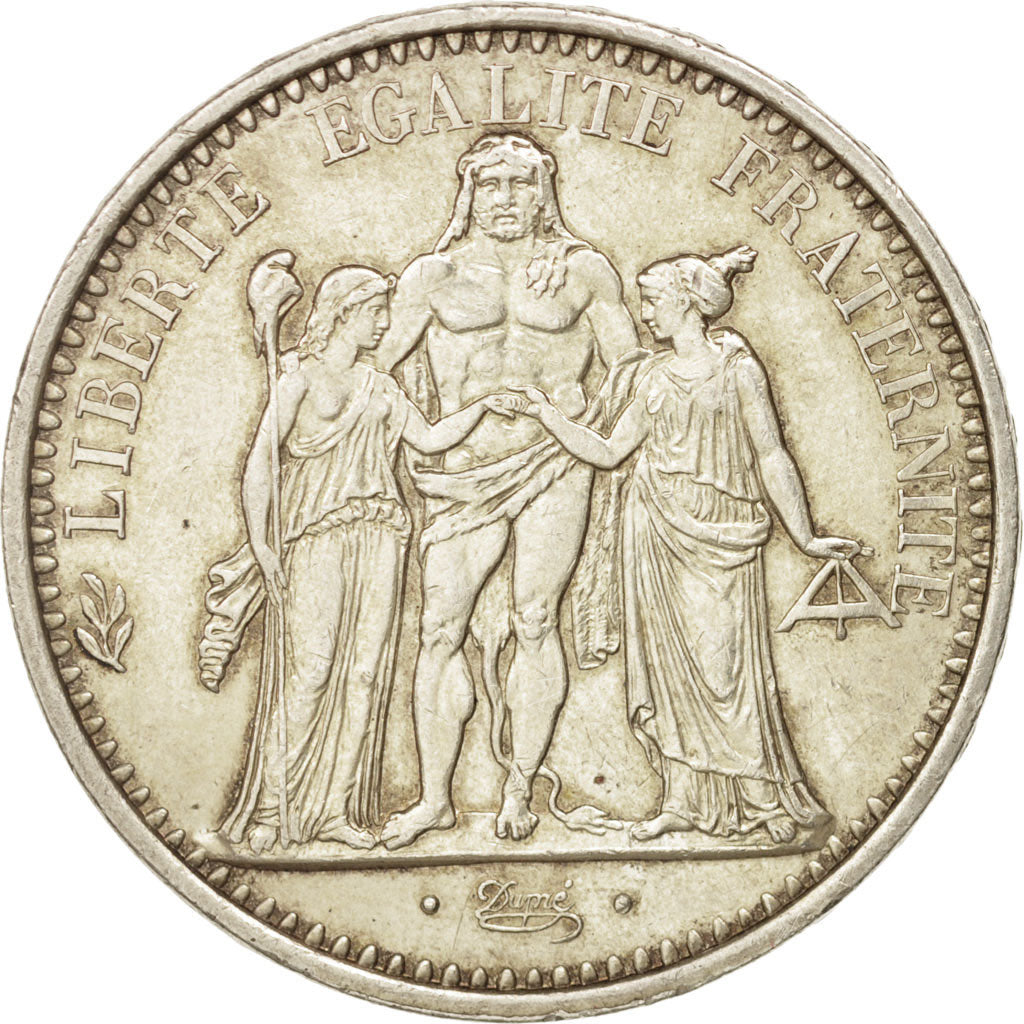 Coin, France, Hercule, 10 Francs, 1966, Paris, AU(55-58), Silver, KM:932