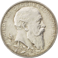 GERMAN STATES, 2 Mark, 1902, KM #271, AU(55-58), Silver, 28, 11.09