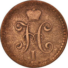 Russland, Nicholas I, Kopek, 1840, Saint-Petersburg, VF(20-25), Copper, KM:144.1