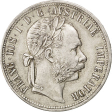 AUSTRIA, Florin, 1879, KM #2222, AU(55-58), Silver, 29.2, 12.30
