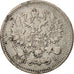 Russia, Nicholas II, 10 Kopeks, 1867, Saint-Petersburg, VF(30-35), Silver