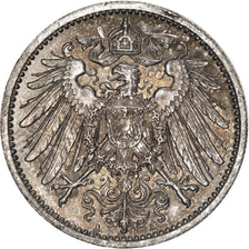 Coin, GERMANY - EMPIRE, Wilhelm II, Mark, 1914, Berlin, AU(55-58), Silver, KM:14