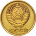 Coin, Russia, 3 Kopeks, 1980, AU(55-58), Aluminum-Bronze, KM:128a