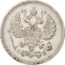 Coin, Russia, Nicholas II, 10 Kopeks, 1912, AU(55-58), Silver, KM:20a.2