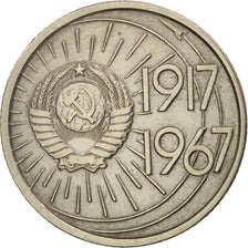 Russia, 10 Kopeks, 1967, AU(50-53), Copper-Nickel-Zinc, KM:136