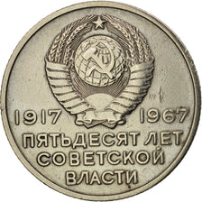 Russia, 20 Kopeks, 1967, AU(50-53), Copper-Nickel-Zinc, KM:138