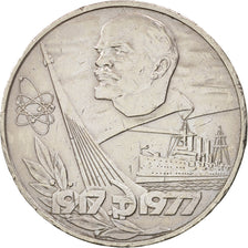 Russie, Rouble, 1977, TTB+, Copper-Nickel-Zinc, KM:143.1