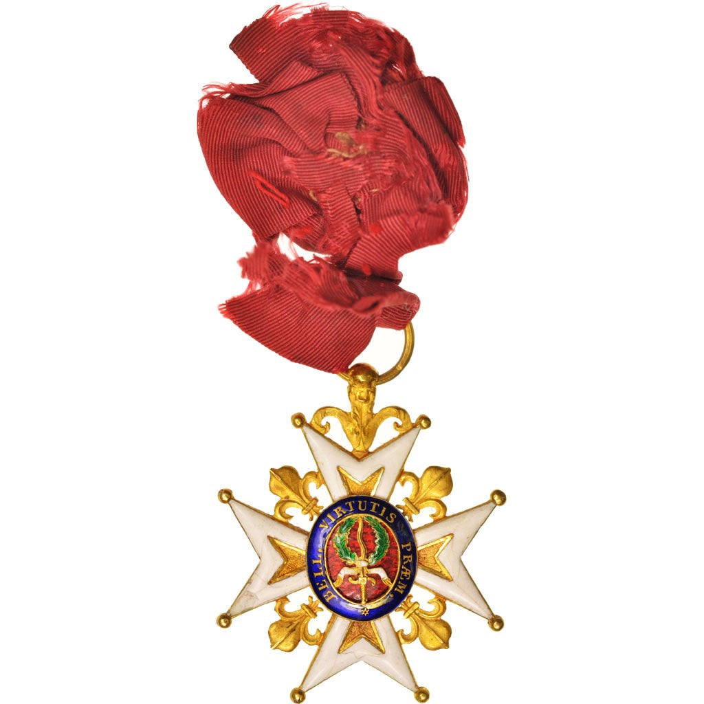 France, Louis XVIII, Ordre Royal et Militaire de Saint-Louis, History, Medal