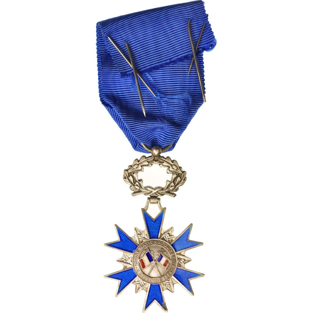 France, Ordre National du Mérite, Medal, Excellent Quality, Argent, 38