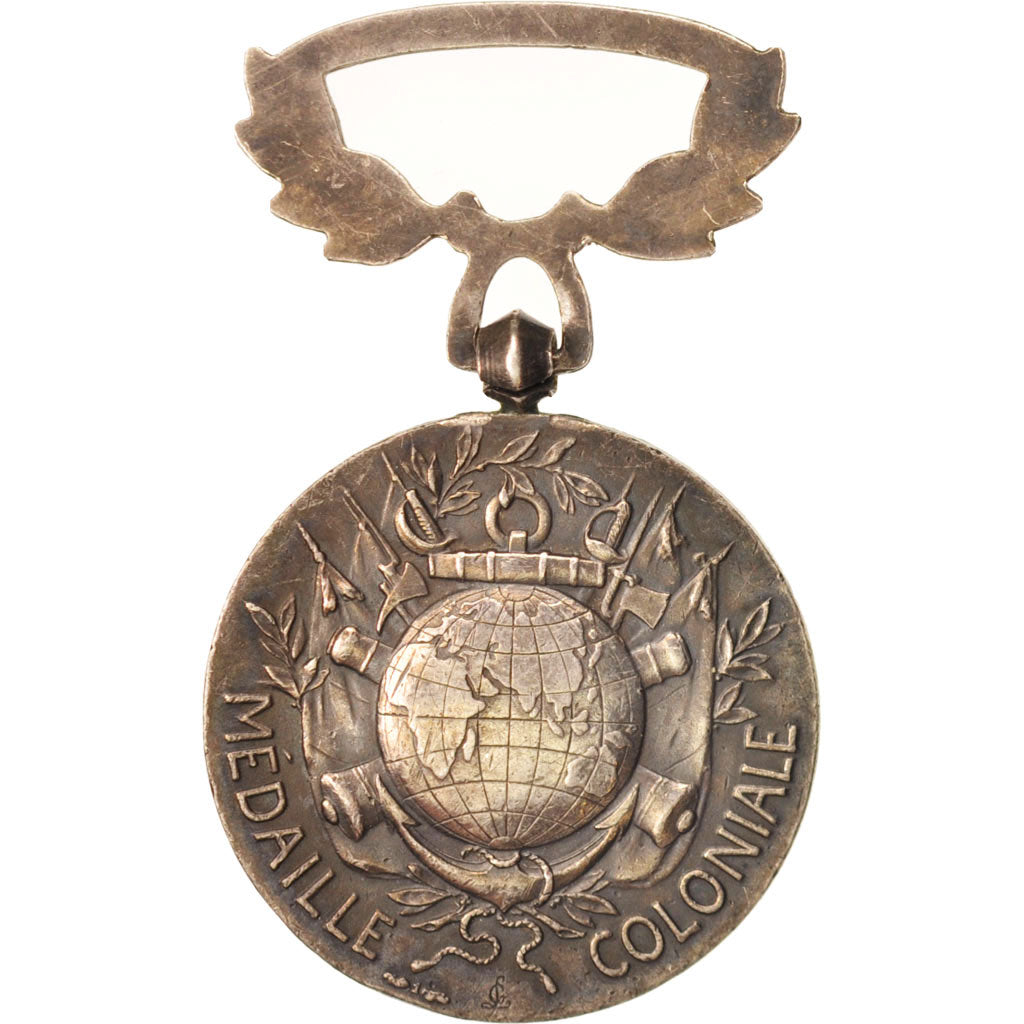 France, Médaille Coloniale, Medal, Excellent Quality, Silver, 30