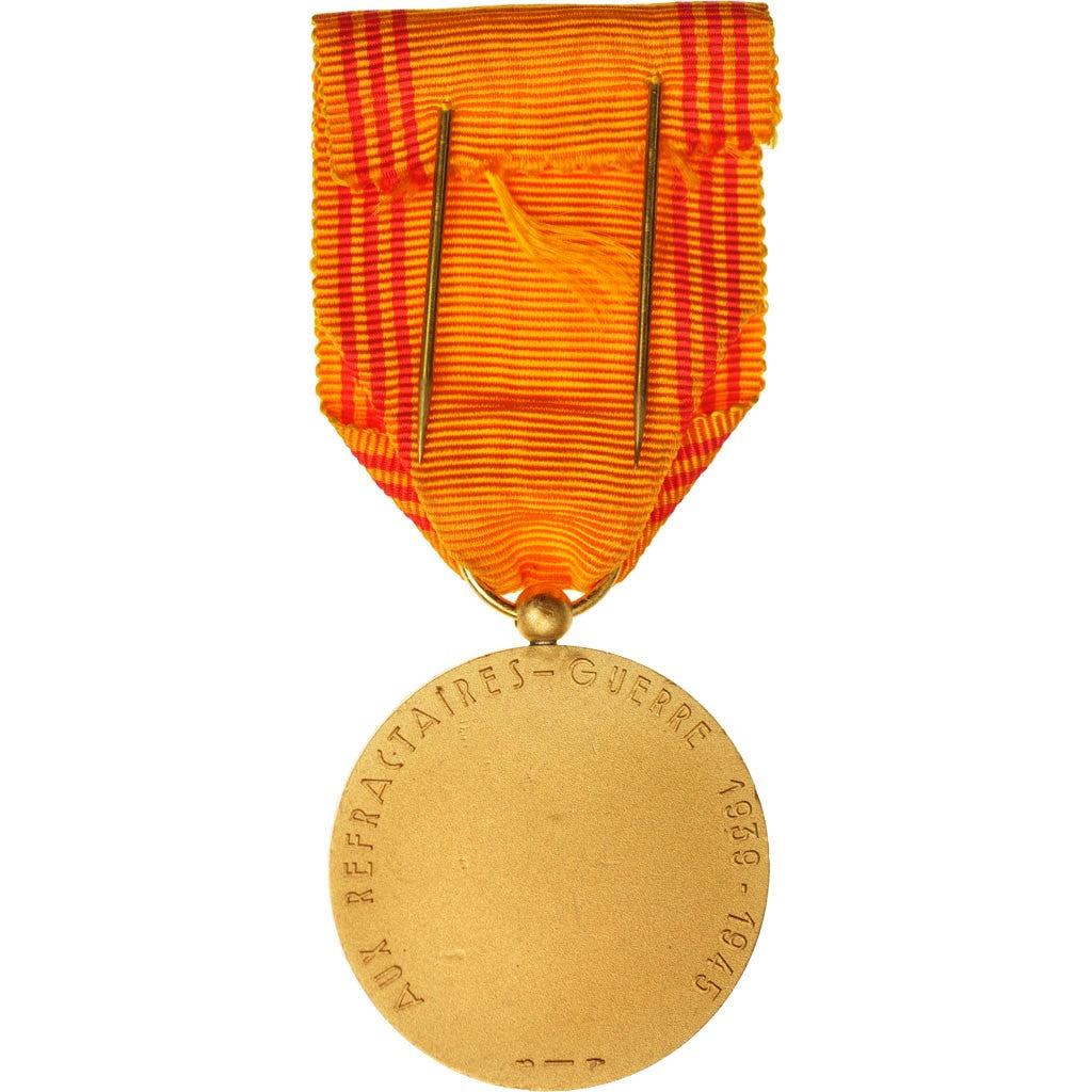 France, Médaille du Réfractaire, Medal, Excellent Quality, Bronze, 36