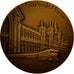 France, Medal, Gare de Paris-Nord, 1988, C. Gondard, AU(55-58), Bronze