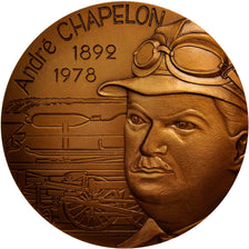 France, Medal, André Chapelon, 1988, C. Gondard, AU(55-58), Bronze